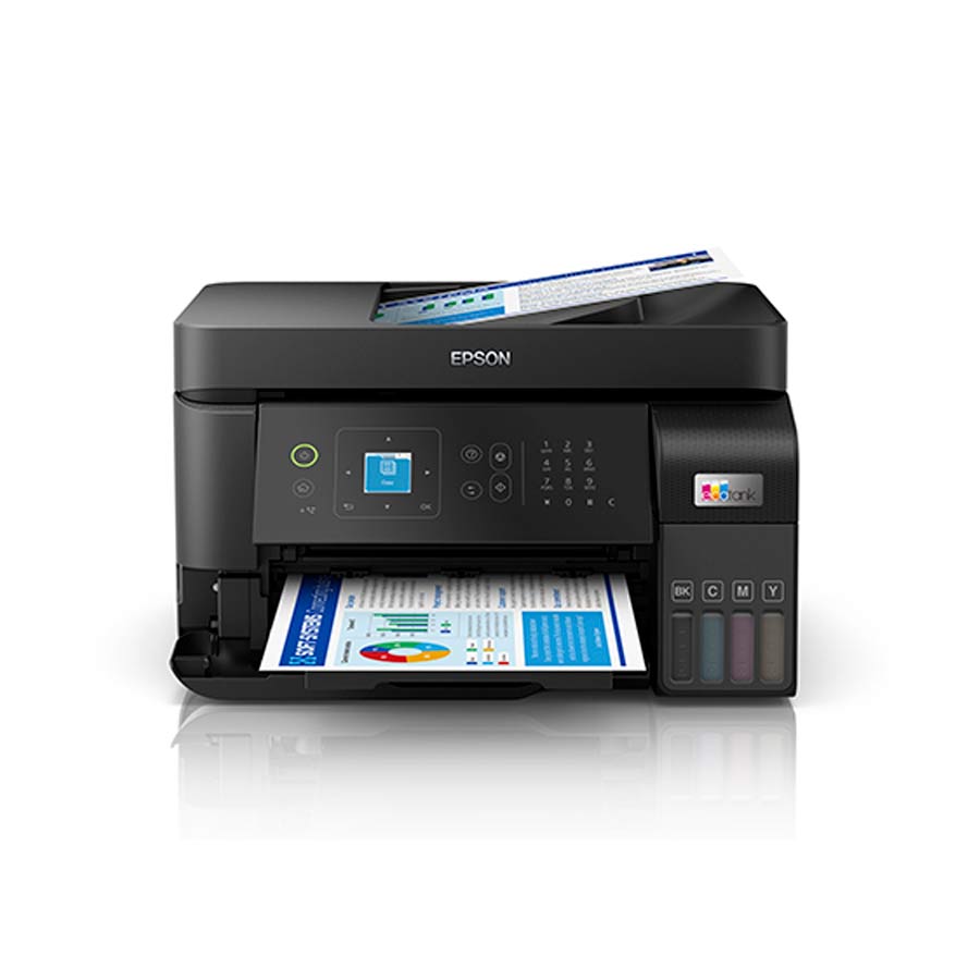 IMPRESORA MULTIFUNCIONAL EPSON ECOTANK L5590 WIFI/ RED NEGRO COLOR
