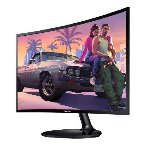 MONITOR SAMSUNG 24" CURVED 1.8M FULL HD HDMI D-SUB NEGRO HIGH GLOSSY