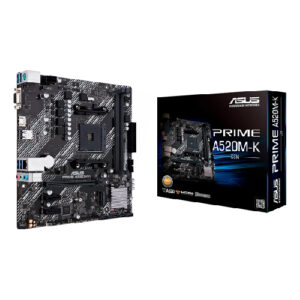 MAINBOARD ASUS PRIME A520M-K AM4 RYZEN 2DA. 2XDDR4 HDMI DP 12USB 4PCIE MATX