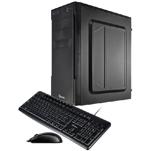CASE QUASAD C3151 2USB3.0 USB2.0 24-4 PINES 2SATA 2USB3.0 1USB2.0 TECL. MOU. PAR. FP NEGRO - Imagen 4