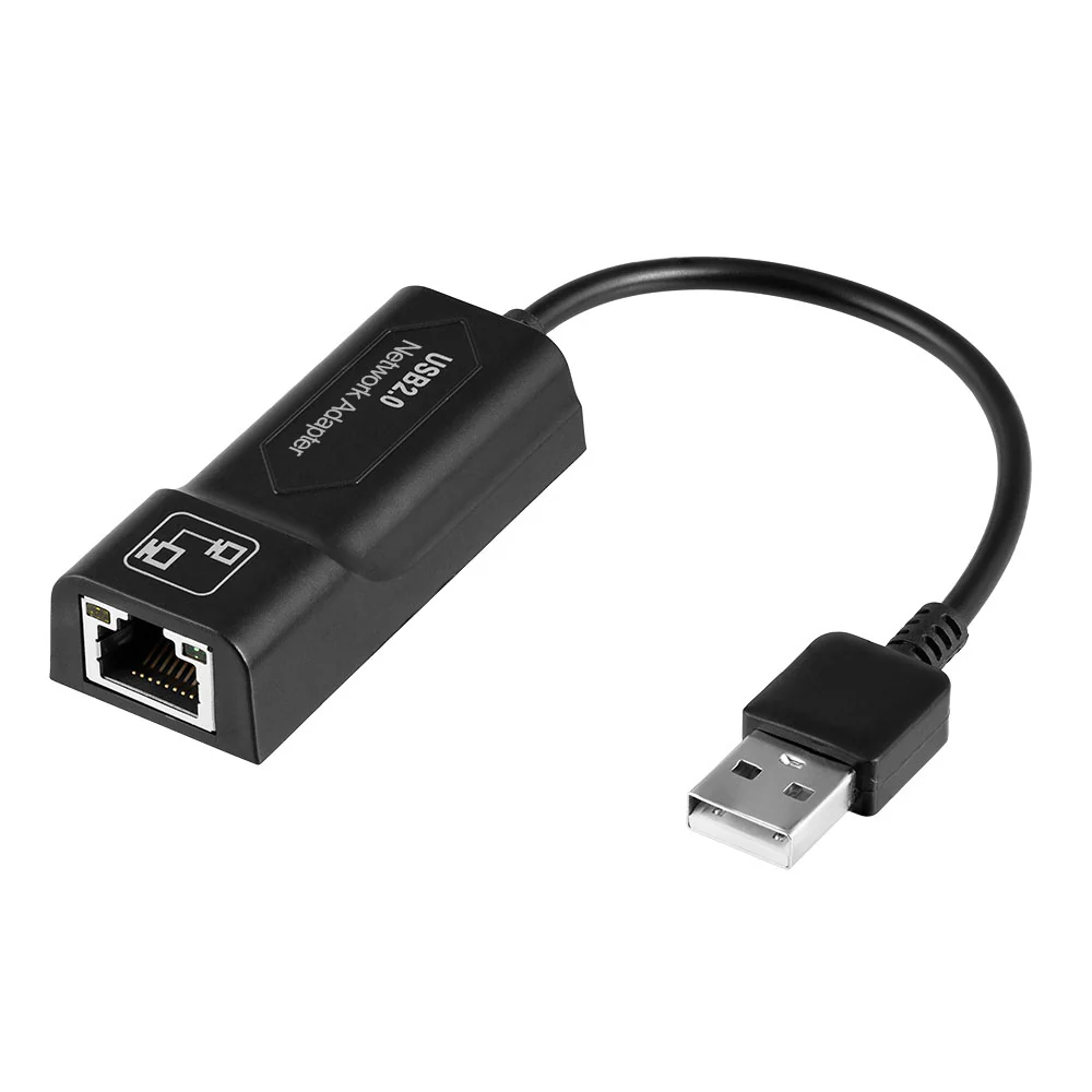 ADAPTADOR ARGOM USB2.0 TO RJ45 100MBPS 15CM