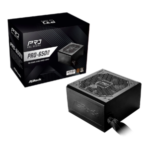POWER SUPPLY ASROCK 650W 80 PLUS BRONCE 120mm PCI5.1 Ready
