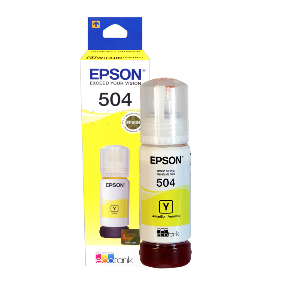 BOTELLA EPSON T504 AMARILLO L4150/L4160/L6161/L6171/L6191 6000 PAG T504420-AL