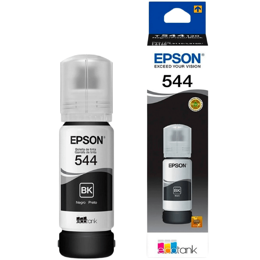 BOTELLA EPSON T544 NEGRA L3110/L3150/L5190 4500 PAGS T544120-AL