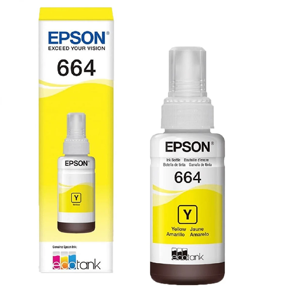 BOTELLA EPSON T664 AMARILLO L110/L200/L210/L350/L3 6500 PAG T664420-AL