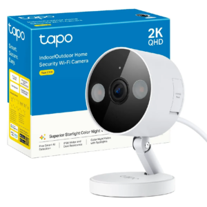 CAMARA TP-LINK TAPO C120 FIJA INT-EXT 4MP 2K QHD VIS. NOCT. COLOR WI-FI BIDIRECIONAL 512GB IP66
