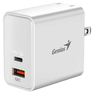 CARGADOR GENIUS/PD-65AC /GAN DE 65W /USB C PD3.0 /USB A QC3.0 /PORTATIL /TABLETA