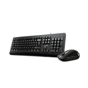 COMBO GENIUS TECLADO Y MOUSE KM-160 USB NEGRO/KIT CLASICO