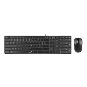 COMBO TECLADO Y MOUSE GENIUS SLIMSTAR C126 USB NEGRO / SMART KEY / MOUSE DX-125