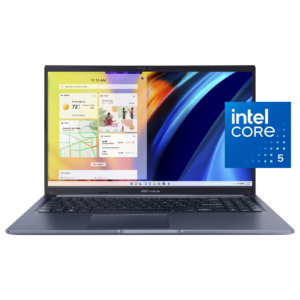 COMPUTADOR ASUS VIVOBOOK 15 CORE 5 120U 12GB 512GB SSD 15.6" FHD COLOR QUIET BLUE SO FREEDOS