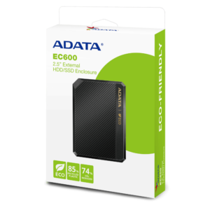 CONVERTIDOR EC600 DISCO EXTERNO ADATA SSD 2.5" USB 3.2 GREEN