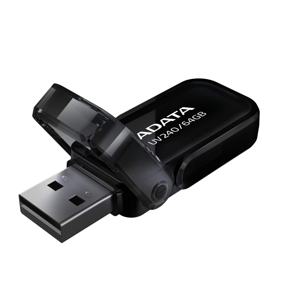 FLASHMEMORY/ADATA USB UV240 32GB USB 2.0 FLIP-CAP BLACK - Imagen 3