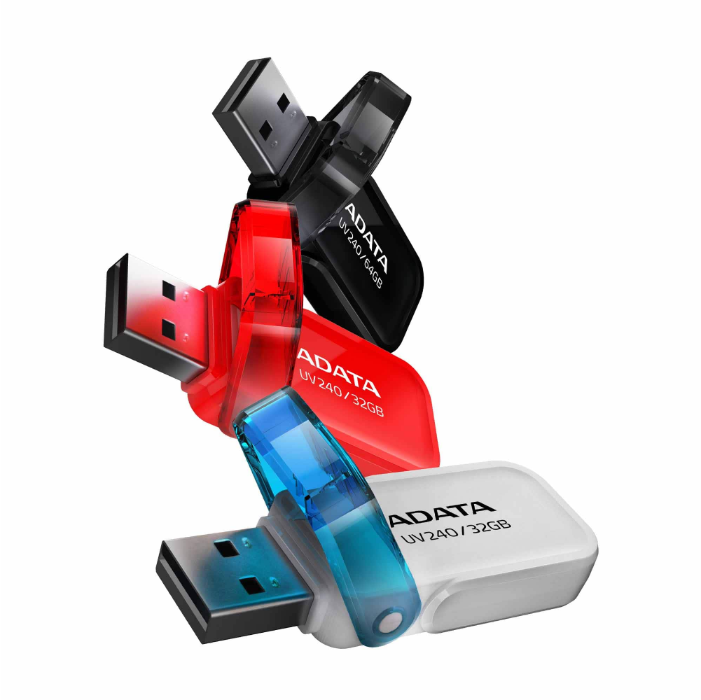 FLASHMEMORY/ADATA USB UV240 32GB USB 2.0 FLIP-CAP BLACK - Imagen 4