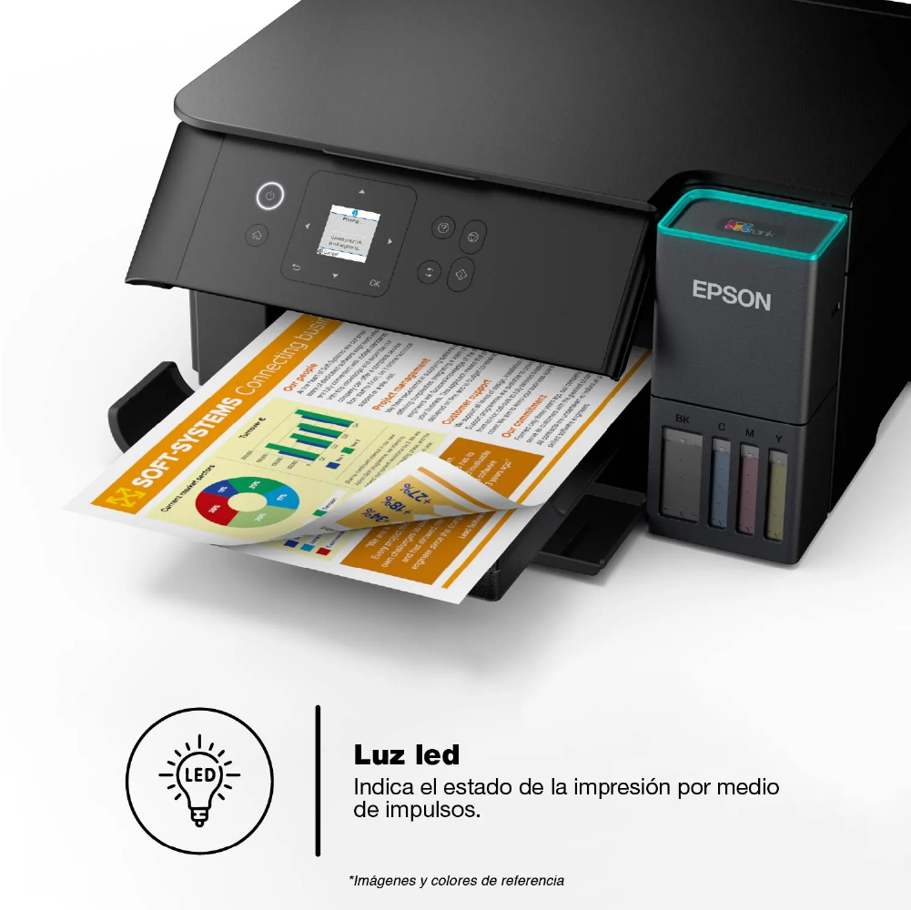 IMPRESORA MULTIFUNCION EPSON TINTA CONTINUA L4360 WIFI DUPLEX VELOCIDAD 33PPM - Imagen 4