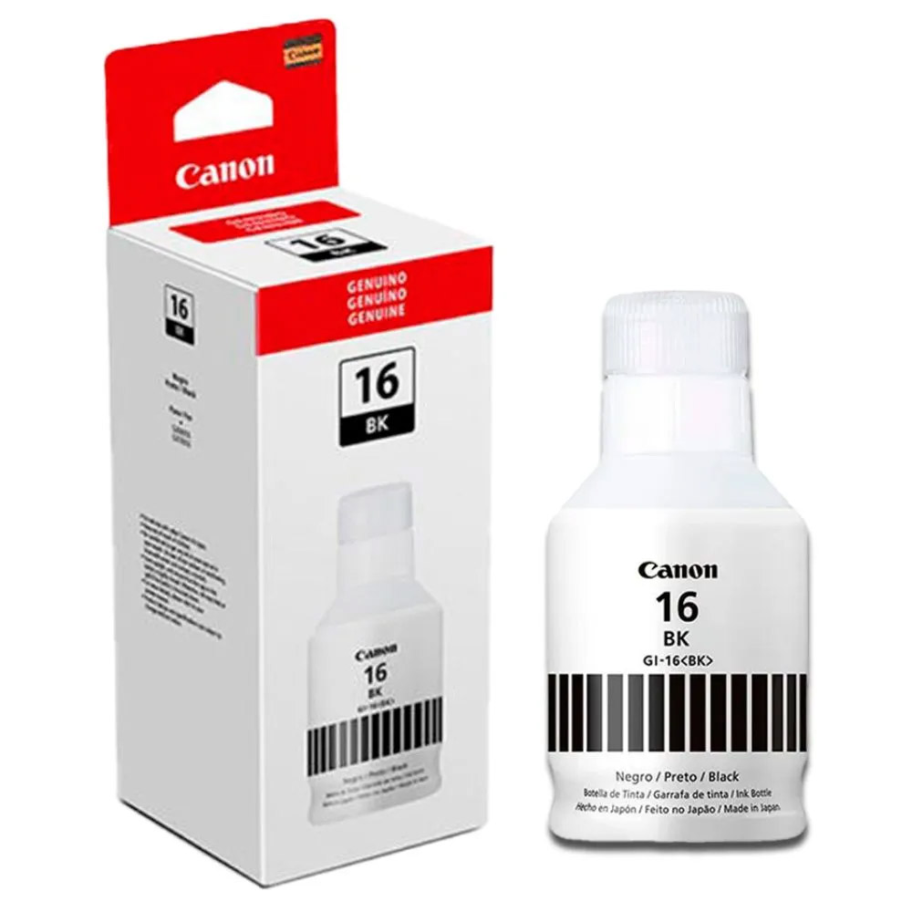 BOTELLA CANON GI16BK NEGRO GX6010/GX7010 6000 PAG GI16BK