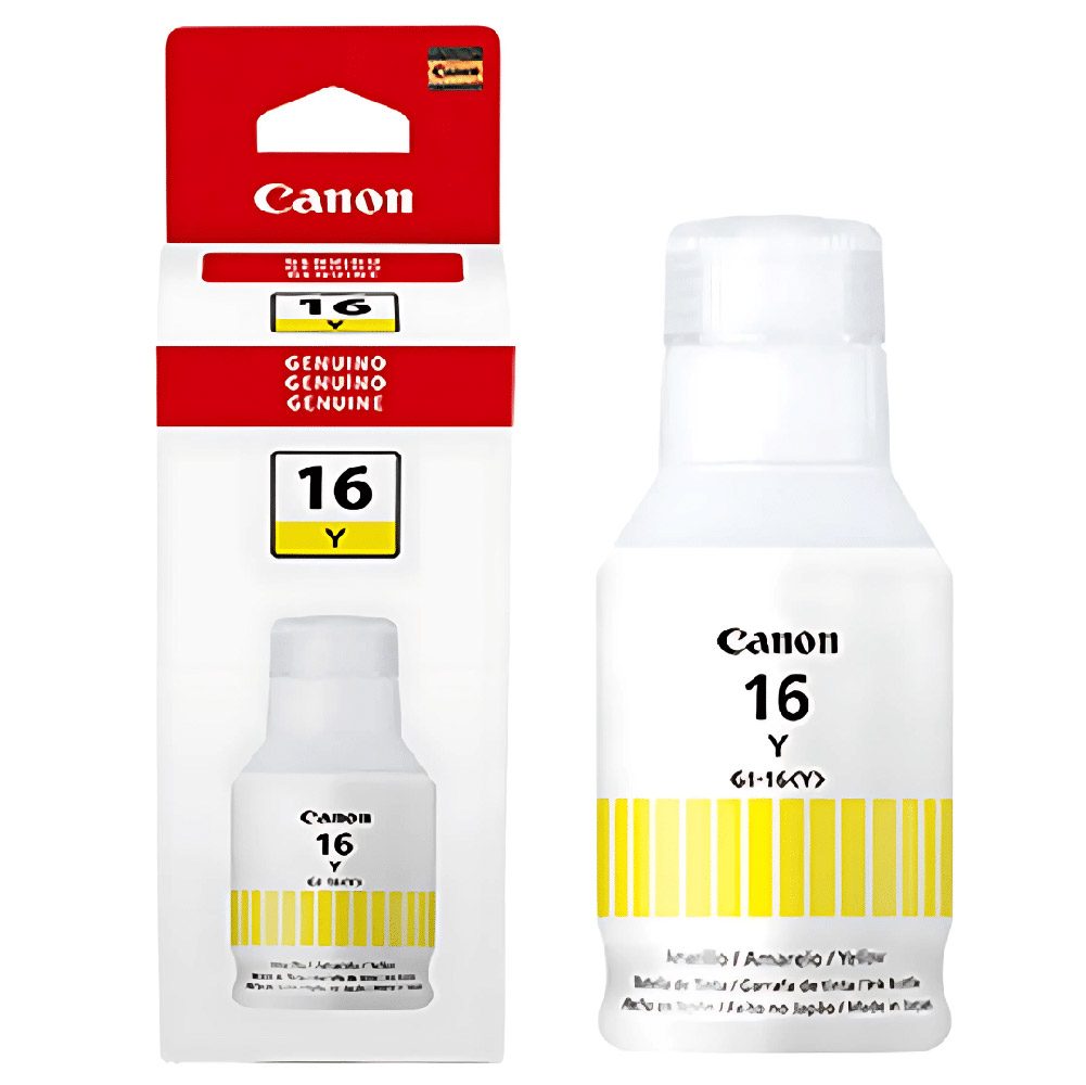 BOTELLA CANON GI16Y AMARILLO GX6010/GX7010 14000 PAG GI16Y