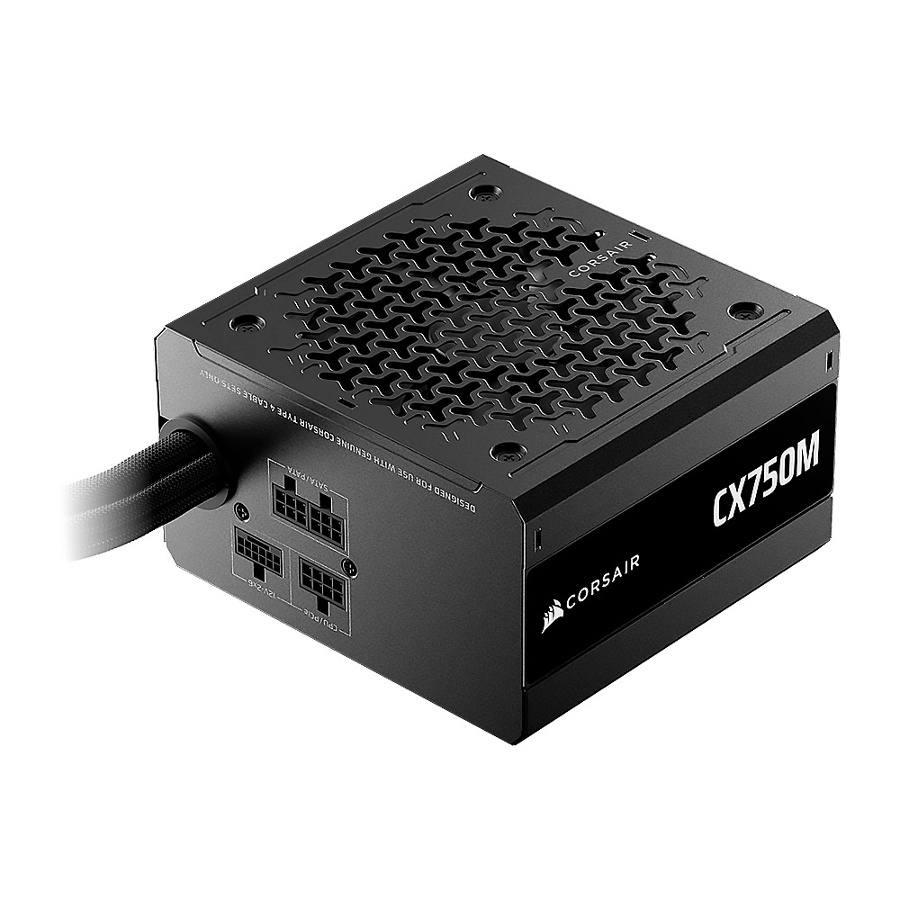 FUENTE DE PODER CORSAIR 750W CX-M CX-750M SERIES 80 PLUS BRONZE SEMI-MODULAR LOW-NOISE