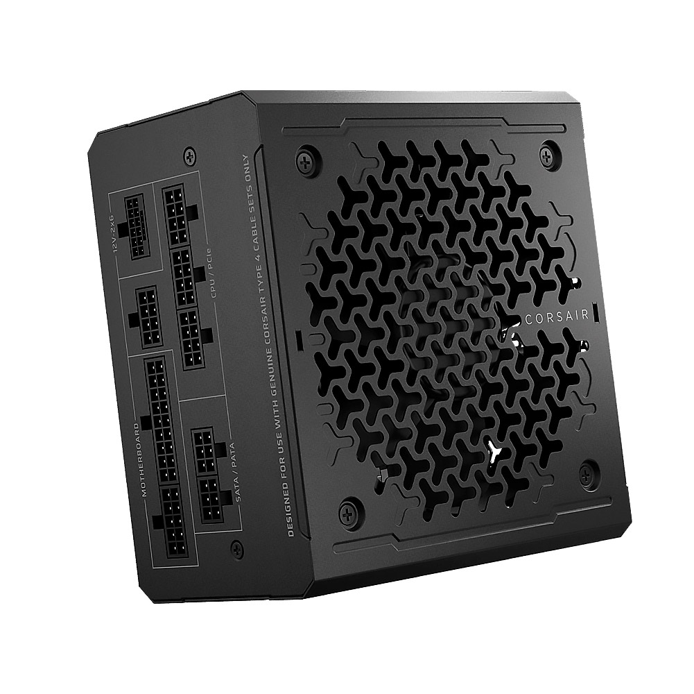 FUENTE DE PODER CORSAIR RM1000E 1000W FULLY MODULAR LOW-NOICE ATX3.1 PCIE5.1 GOLD - Imagen 4