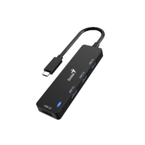 HUB GENIUS UH-400 USB TIPO-C A 4 PUERTOS USB-A 3.0 /WIN 8/10/11 /MAC OS 13.5 /ANDROID OS /APPLE IO