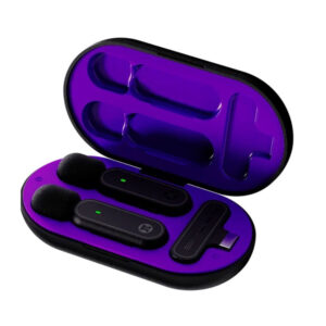 MICROFONO DUAL DE SOLAPA PRIMUS INALAMBRICO CARGA USB-C - NEGRO