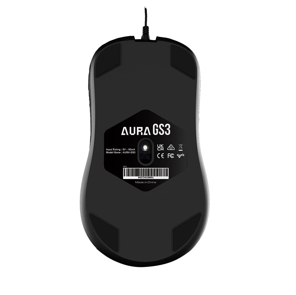 MOUSE AURA GS3 3600 DPI MULTICOLOR - Imagen 4